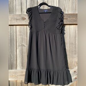 Kaari Blue brand Black Ruffled Dress
